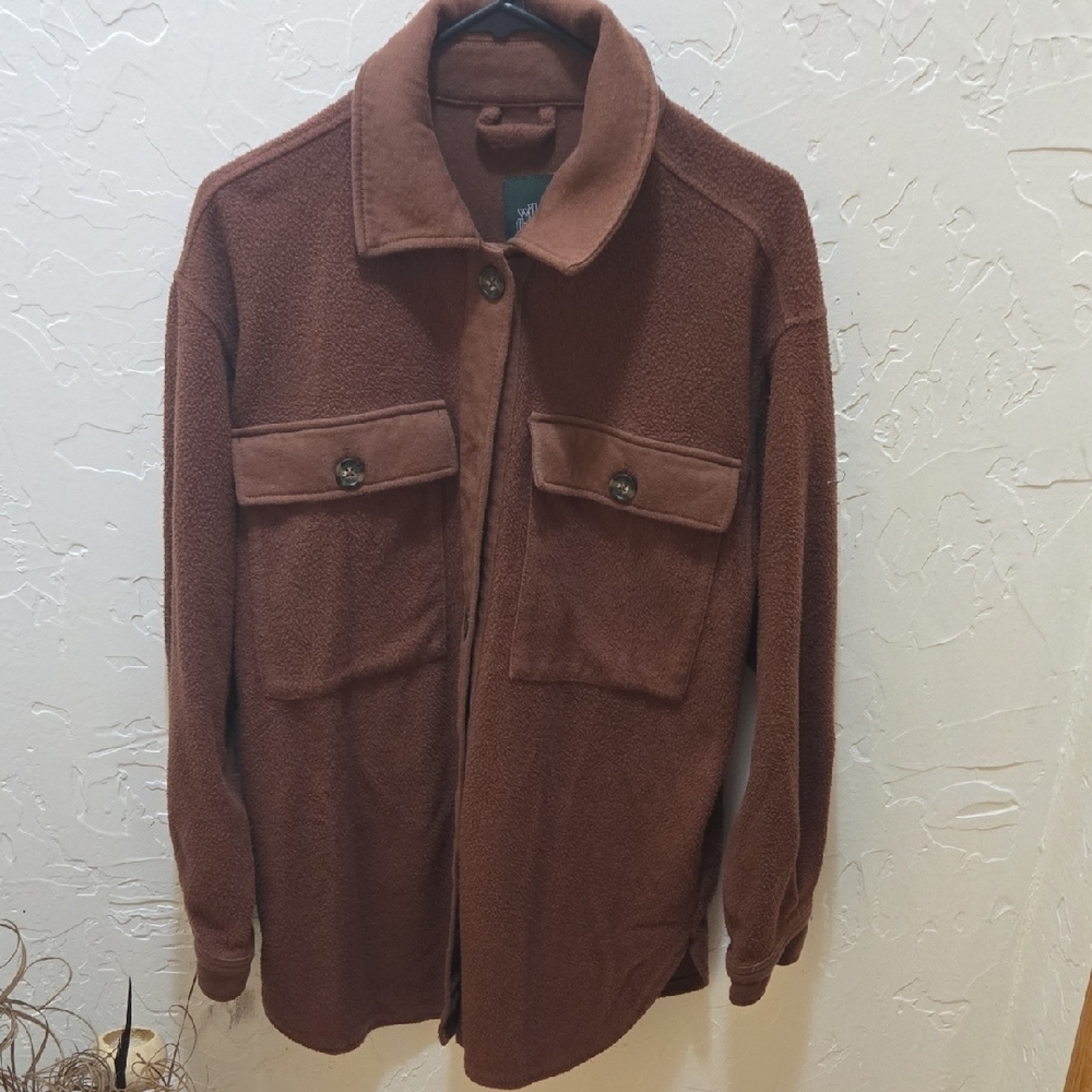 3/$10 Wild Fable Women's Chocolate Button Down Shirt